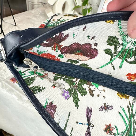 Gucci Flora GG Vintage Large Shoulder Bag Good USED with scarf RARE - Picture 15 of 16